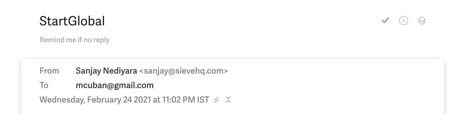My email to Mark Cuban that got a response.